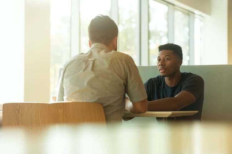 One-on-one mentoring at Uplift Communities