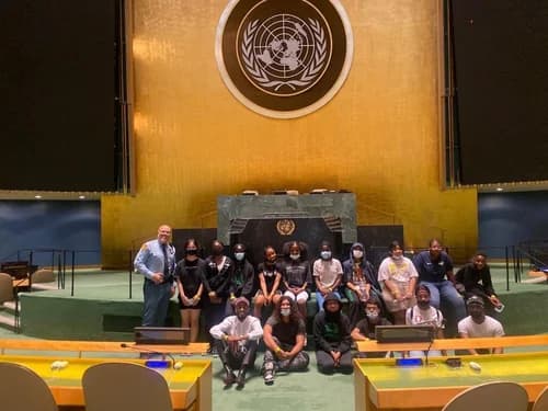 Uplift Communities group at the United Nations General Assembly